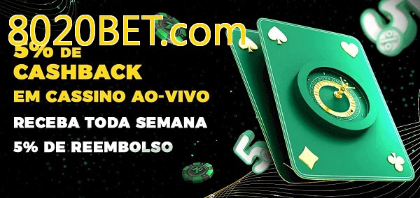 Promoções do cassino ao Vivo 8020BET.com